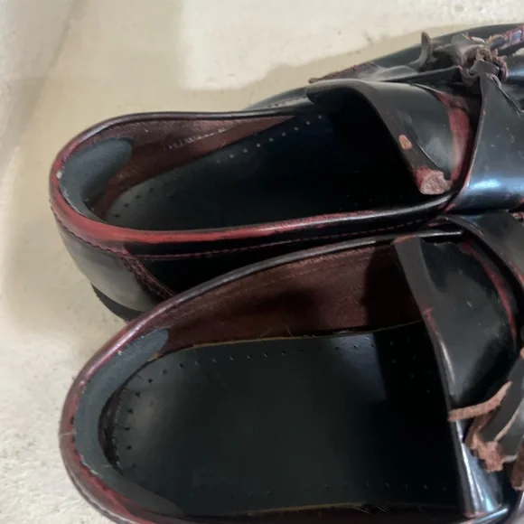 Dr. Martens Cherry distressed Red Adrian Tassel Loafers  Men’s size 11 - Picture 14 of 15